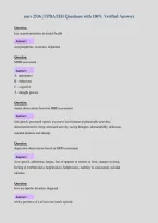BUNDLE FOR NURS 2536 EXAMS with  UPDATED Questions and 100&percnt; Verified Answers