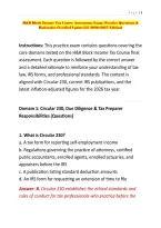 H&R Block Income Tax Course Assessment Exam&colon; Practice Questions & Rationales &lpar;Verified Update&excl;&excl;&excl;&excl;&excl;&excl; 2026&ndash;2027 Edition&rpar;