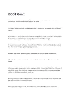 BCOT Gen 2 Questions and Answers