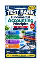 Test Bank for Fundamental Accounting Principles&comma; 25th Edition By John Wild latest release Exam Questions Graded A&plus;&period;pdf&NewLine;&NewLine;