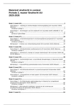 Samenvatting Materieel strafrecht in context &lpar;RGMUSTR135&rpar; &vert; master strafrecht UU &vert; 2025&sol;2026 &lpar;cijfer 8&period;5&rpar;