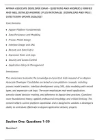 APPIAN ASSOCIATE DEVELOPER EXAM &ndash; QUESTIONS AND ANSWERS &vert; VERIFIED&NewLine;AND WELL DETAILED ANSWERS &vert; PLUS RATIONALES &vert; DOWNLOAD AND PASS &vert;&NewLine;LATEST EXAM UPDATE 2026&sol;2027