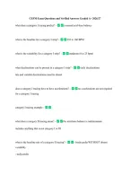 CEFM Exam Questions and Verified Answers Graded A&plus; 2026&sol;27 &NewLine;