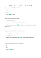 CEFM Exam Questions and Verified Answers Graded A&plus; 2026&sol;27 &NewLine;
