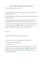 CFCM Exam Questions and Verified Answers Graded A&plus; 2026&sol;27