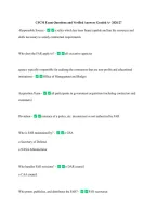 CFCM Exam Questions and Verified Answers Graded A&plus; 2026&sol;27 