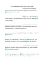 CHW Exam Questions and Verified Answers Graded A&plus; 2026&sol;27 &NewLine;