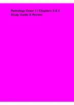 Radiology Exam 3 &ndash; Chapters 5 & 6 Study Guide & Review &vert; Comprehensive Radiology Concepts&comma; Practice Questions & Exam Preparation