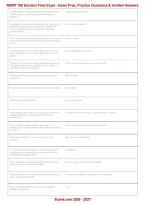 NEIEP 100 Elevator Final Exam &vert; Practice Questions with Verified Answers PDF &vert; Complete Elevator Constructor Exam Prep 2026&ndash;2027