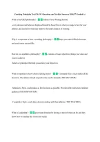 Coaching Principles Test EXAM  Questions and Verified Answers 2026&sol;27 Graded A&plus; &NewLine;