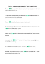 COMS 4381 Exam Questions and Answers 100&percnt; Correct Graded A&plus; 2026&sol;27 &NewLine;