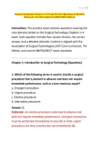 Surgical Technology Chapters 1&ndash;4 Exam Practice Questions & Detailed Rationales &lpar;Verified Update&excl;&excl;&excl;&excl;&excl;&excl;2026&ndash;2027 Edition&rpar;