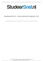 Begrippenlijst CA2 &vert; Culturele Antropologie 2 &vert; UU 