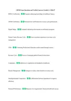 CRCR Exam Questions and Verified Answers Graded A&plus; 2026&sol;27 &NewLine;