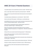 ANSC 221 Exam &vert; Animal Science Questions&comma; Answers & Study Guide &vert; 2026&sol;2027