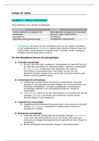 Kottak Samenvatting Culturele Antropologie 1 &vert; Kottak &vert; UU &vert; 2026&sol;27