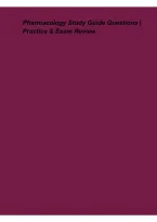 Pharmacology Study Guide Questions &ndash; Practice & Exam Review &vert; Comprehensive Medication Concepts&comma; Practice Questions & Exam Preparation