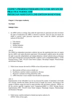 Pharmacology Test Bank &vert; Questions&comma; Answers & Study Guide &vert; 2026&sol;2027