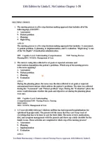 Pharmacology&colon; A Patient-Centered Nursing Process Approach 11th Edition &vert; Test Bank&comma; Questions & Answers &vert; 2026&sol;2027