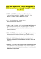 WGU D220 Actual Exam Practice Questions with &NewLine;100&percnt; Correct Answers Already Graded A&plus; &vert; Brand &NewLine;New Version 