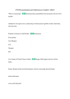 CWCM Exam Questions and Verified Answers Graded A&plus; 2026&sol;27 
