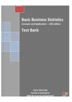 Business Statistics Test Bank &vert; Questions&comma; Answers & Study Guide &vert; 2026&sol;2027
