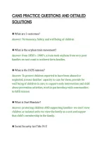 CANS PRACTICE QUESTIONS AND DETAILED&NewLine;SOLUTIONS