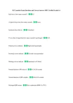 ECG analysis Exam Questions and Correct Answers 100&percnt; Verified Graded A&plus; &NewLine;