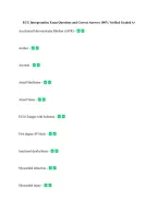 ECG Interpretation Exam Questions and Correct Answers 100&percnt; Verified Graded A&plus; &NewLine;