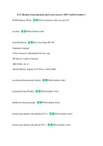 ECG Rhythms Exam Questions and Correct Answers 100&percnt; Verified Graded A&plus; &NewLine;