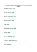 ECS Computers Fundamentals Exam Questions and Answers 100&percnt; Correct Graded A&plus; &NewLine;2026&sol;27