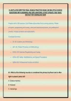 CLUB PILATES CERTIFICATION EXAM PACKAGE DEAL &vert; Full Practice Test Banks &plus; Pilates Principles&comma; Modifications & Safety Guidelines &lbrack;PASS GUARANTEED&rsqb;