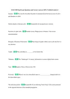 EXSS 380 Final Exam Questions and Correct Answers 100&percnt; Verified Graded A&plus; &NewLine;