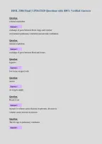 BIOL 3306 Final &vert; UPDATED Questions with 100&percnt; Verified Answers&NewLine;