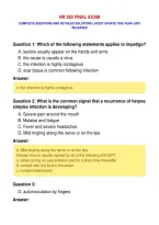 NR 283 FINAL EXAM&NewLine;COMPLETE QUESTIONS AND DETAILED SOLUTIONS LATEST UPDATE THIS YEAR JUST&NewLine;RELEASED