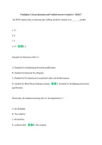 Financial Analysis and Corporate Finance Principles Exam Questions and Correct &NewLine;Answers 100&percnt; Verified Graded A&plus;
