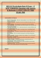 RELIAS BASIC DYSRHYTHMIA TEST A & B ULTIMATE PACKAGE &vert; Sinus Rhythms&comma; Atrial Arrhythmias&comma; Heart Blocks & Ventricular Rhythms &vert; 150&plus; Q&A