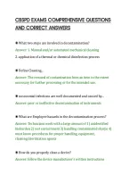 CBSPD EXAMS COMPREHENSIVE QUESTIONS&NewLine;AND CORRECT ANSWERS&NewLine;