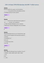 FINC 331 Final &vert; UPDATED Questions with 100&percnt; Verified Answers&NewLine;