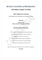 Test Bank for Human Anatomy & Physiology&comma; 12th Edition by Elaine N&period; Marieb & Katja Hoehn &vert; Ultimate 100&plus; Question Study Guide with Answers & Detailed Rationales