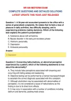 NR 509 MIDTERM EXAM&NewLine;COMPLETE QUESTIONS AND DETAILED SOLUTIONS&NewLine;LATEST UPDATE THIS YEAR JUST RELEASED