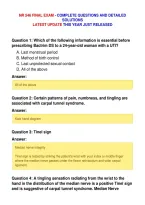 NR 546 FINAL EXAM - COMPLETE QUESTIONS AND DETAILED&NewLine;SOLUTIONS&NewLine;LATEST UPDATE THIS YEAR JUST RELEASED