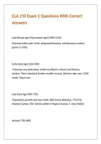 CLA 210 Exam 1 Questions With Correct Answers