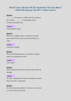 EDAPT&colon; Data Collection NR 283 Chamberlain University-Illinois &vert;&NewLine;UPDATED Questions with 100&percnt; Verified Answers&NewLine;