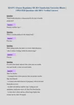 EDAPT&colon; Glucose Regulation NR 283 Chamberlain University-Illinois &vert;&NewLine;UPDATED Questions with 100&percnt; Verified Answers