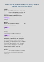 EDAPT&colon; Pain NR 283 Chamberlain University-Illinois &vert; UPDATED&NewLine;Questions with 100&percnt; Verified Answers&NewLine;