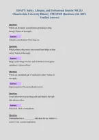 EDAPT&colon; Safety&comma; Lifespan&comma; and Professional Identity NR 283&NewLine;Chamberlain University-Illinois &vert; UPDATED Questions with 100&percnt;&NewLine;Verified Answers