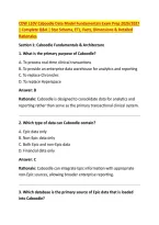 CDW 110V Caboodle Data Model Fundamentals Exam Prep 2026&sol;2027 &NewLine;&vert; Complete Q&A &vert; Star Schema&comma; ETL&comma; Facts&comma; Dimensions & Detailed &NewLine;Rationales 