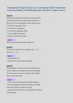 Fundamentals- Edapt Clinical Care Coordination NR 283 Chamberlain&NewLine;University-Illinois &vert; UPDATED Questions with 100&percnt; Verified Answers