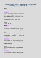 Hormonal Regulation Drugs NR 283 Chamberlain University-Illinois &vert;&NewLine;UPDATED Questions with 100&percnt; Verified Answers